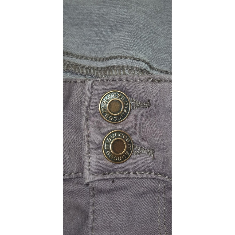 M jeans by Maurice plus size plum purple high rise women's‎ jeans, sz 24 - Picture 5 of 16